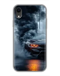 Чехол для iPhone Xr с картинкой «BMW M-Power — абстракция» Чехол для iPhone Xr с картинкой «BMW M-Power — абстракция»