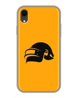 Чохол для iPhone Xr з картинкою «PUBG — золотий шолом»