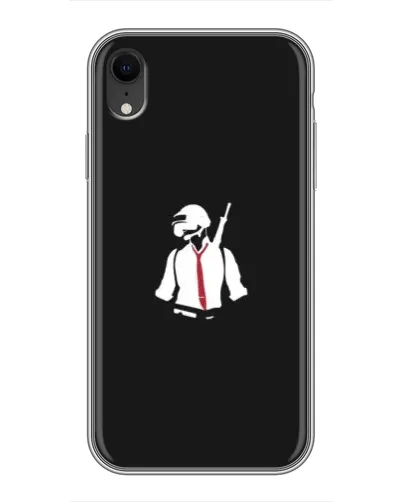 Чохол для iPhone Xr з картинкою «PUBG — силует воїна» Чохол для iPhone Xr з картинкою «PUBG — силует воїна»