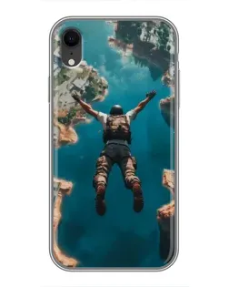 Чохол для iPhone Xr з картинкою «PUBG — вільне падіння»