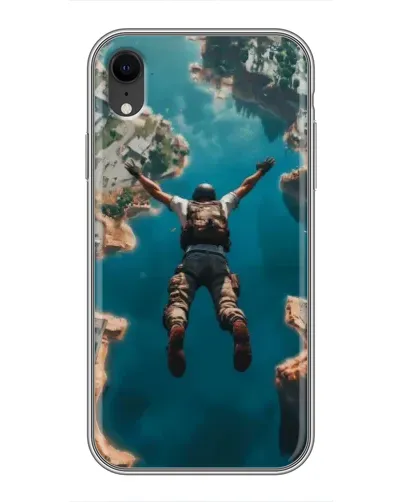 Чохол для iPhone Xr з картинкою «PUBG — вільне падіння» Чохол для iPhone Xr з картинкою «PUBG — вільне падіння»