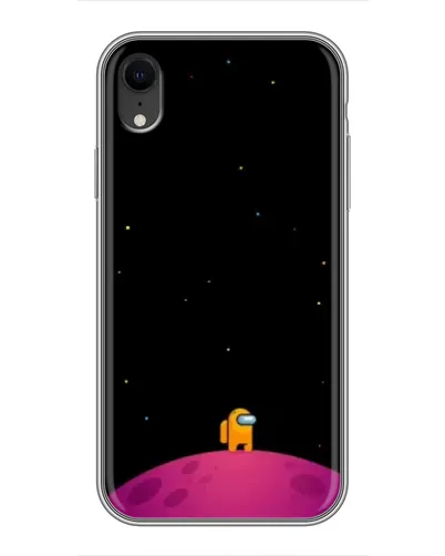Чехол для iPhone Xr с картинкой «Одинокий герой на планете»
