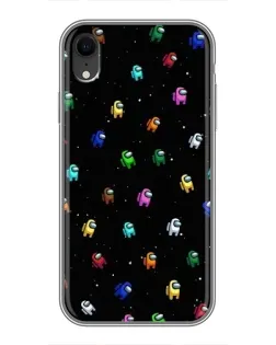 Чехол для iPhone Xr с картинкой «Экипаж Among Us»