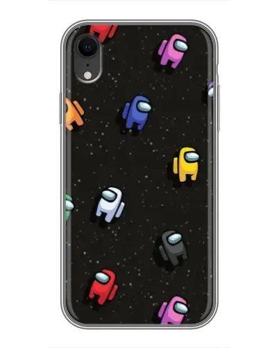Чехол для iPhone Xr с картинкой «Космический паттерн Among Us»