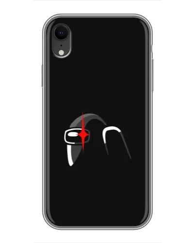 Чехол для iPhone Xr с картинкой «Among Us шлем»