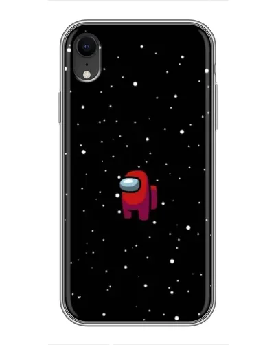 Чехол для iPhone Xr с картинкой «Красный Among Us»