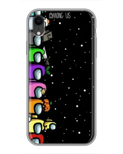 Чехол для iPhone Xr с картинкой «Команда Among Us»