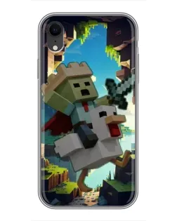 Чехол для iPhone Xr с картинкой «Стив и гусь»