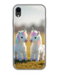Чохол для iPhone Xr з картинкою «Пара єдинорогів»