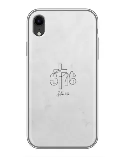 Чохол для iPhone Xr з картинкою «Івана 3:16 Хрест» Чохол для iPhone Xr з картинкою «Івана 3:16 Хрест»