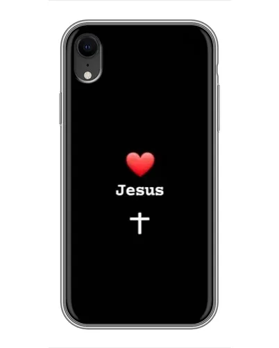 Чохол для iPhone Xr з картинкою «Серце - Jesus»