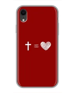 Чехол для iPhone Xr с картинкой «Уравнение любви» Чехол для iPhone Xr с картинкой «Уравнение любви»