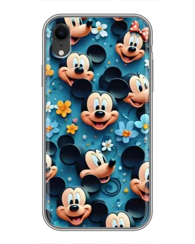 Чохол для iPhone Xr з картинкою «Паттерн Міккі та Мінні» Чохол для iPhone Xr з картинкою «Паттерн Міккі та Мінні»