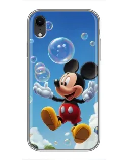 Чохол для iPhone Xr з картинкою «Mickey та мильні бульбашки»
