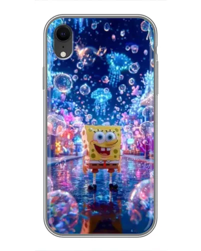 Чехол для iPhone Xr с картинкой «Неоновый океан»