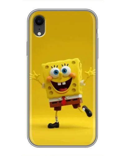 Чехол для iPhone Xr с картинкой «Позитивный Губка Боб»