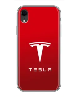 Чохол для iPhone Xr з картинкою «Tesla Red Classic»