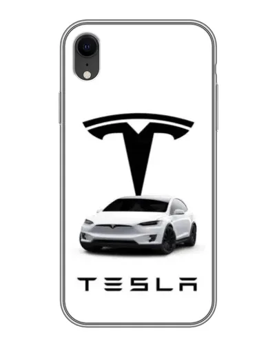 Чохол для iPhone Xr з картинкою «Tesla White Style» Чохол для iPhone Xr з картинкою «Tesla White Style»