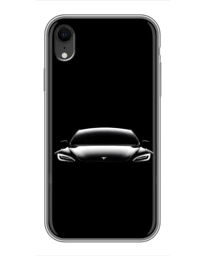 Чохол для iPhone Xr з картинкою «Фари Tesla Night» Чохол для iPhone Xr з картинкою «Фари Tesla Night»