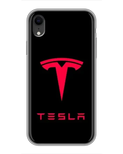Чохол для iPhone Xr з картинкою «Tesla Red Logo» Чохол для iPhone Xr з картинкою «Tesla Red Logo»