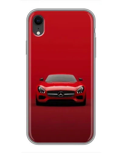 Чехол для iPhone Xr с картинкой «Красный Mercedes AMG»