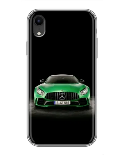 Чохол для iPhone Xr з картинкою «Mercedes — неоновий лого» Чохол для iPhone Xr з картинкою «Mercedes — неоновий лого»