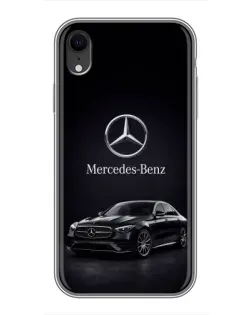 Чохол для iPhone Xr з картинкою «Mercedes — решітка радіатора»