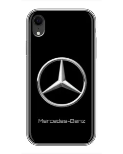Чохол для iPhone Xr з картинкою «Mercedes Silver Logo»
