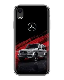 Чохол для iPhone Xr з картинкою «Mercedes G-Class червоний»