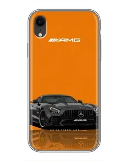 Чохол для iPhone Xr з картинкою «Помаранчевий Mercedes AMG»