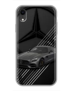 Чохол для iPhone Xr з картинкою «Mercedes AMG — графіка»