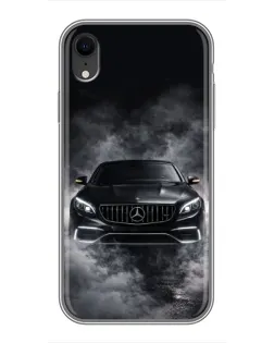 Чохол для iPhone Xr з картинкою «Mercedes у диму»