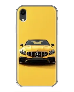 Чохол для iPhone Xr з картинкою «Жовтий Mercedes GT»