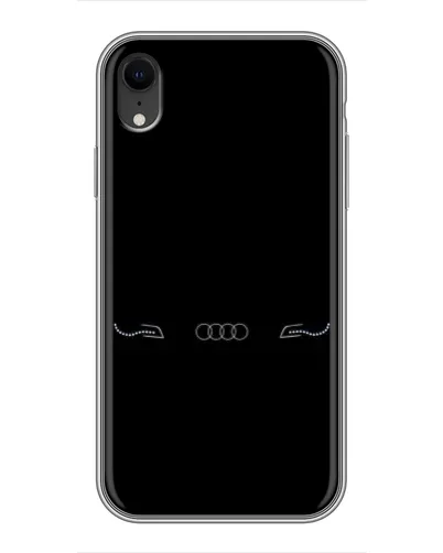 Чехол для iPhone Xr с картинкой «Audi — световой подпись»