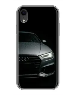 Чехол для iPhone Xr с картинкой «Audi — детализация кузова»