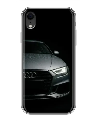 Чехол для iPhone Xr с картинкой «Audi — детализация кузова»