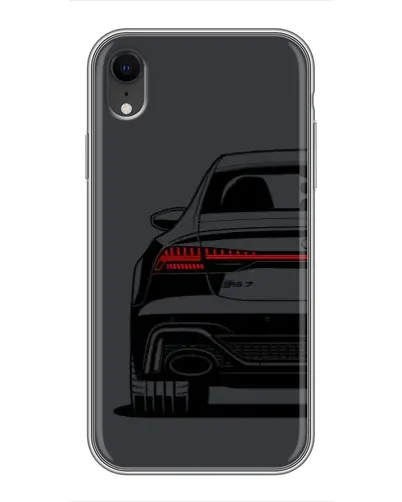 Чехол для iPhone Xr с картинкой «Задняя часть Audi — арт»