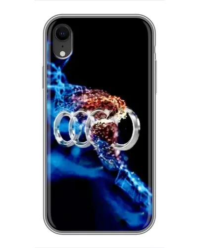 Чехол для iPhone Xr с картинкой «Энергия лого Audi»