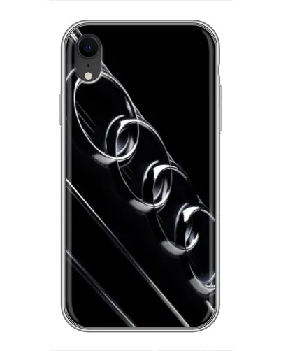 Чехол для iPhone Xr с картинкой «Audi — абстрактные кольца»