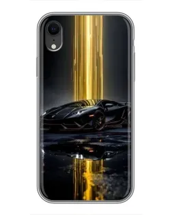 Чехол для iPhone Xr с картинкой «Ночной Lamborghini драйв»