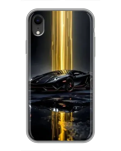 Чехол для iPhone Xr с картинкой «Ночной Lamborghini драйв»