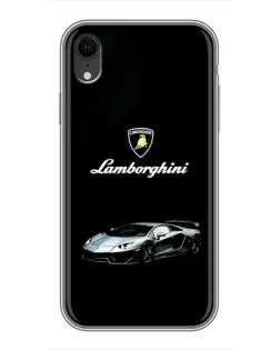 Чехол для iPhone Xr с картинкой «Логотип Lamborghini классика»