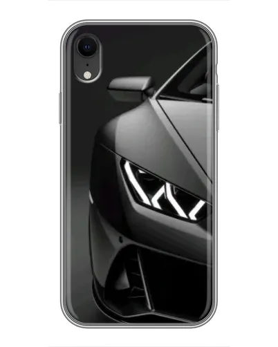 Чехол для iPhone Xr с картинкой «Lamborghini фары детализация»
