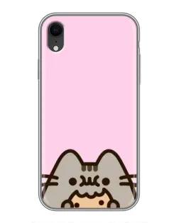 Чехол для iPhone Xr с картинкой «Pusheen и печенье» Чехол для iPhone Xr с картинкой «Pusheen и печенье»
