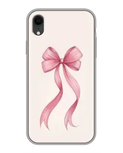 Чехол для iPhone Xr с картинкой «Розовый бант»