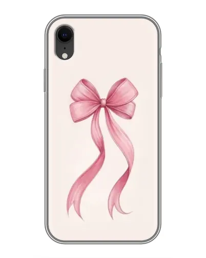 Чехол для iPhone Xr с картинкой «Розовый бант»