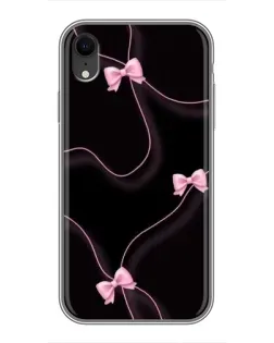 Чехол для iPhone Xr с картинкой «Розовые ленты»