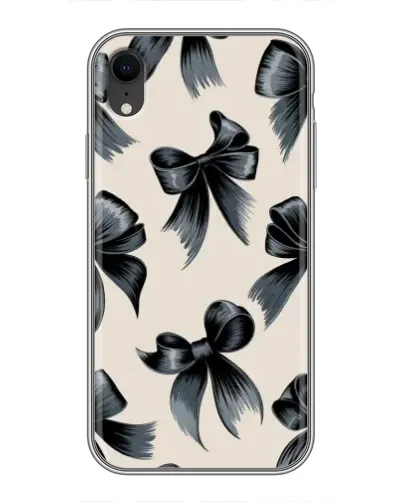 Чехол для iPhone Xr с картинкой «Банты Coquette»