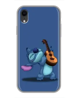 Чехол для iPhone Xr с картинкой «Стич с укулеле»