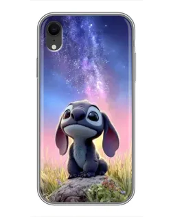 Чехол для iPhone Xr с картинкой «Стич на рассвете»